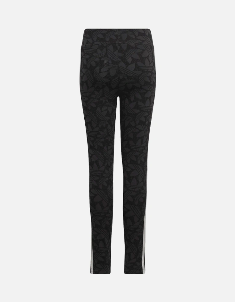 Girls High-Waisted Allover print Leggings