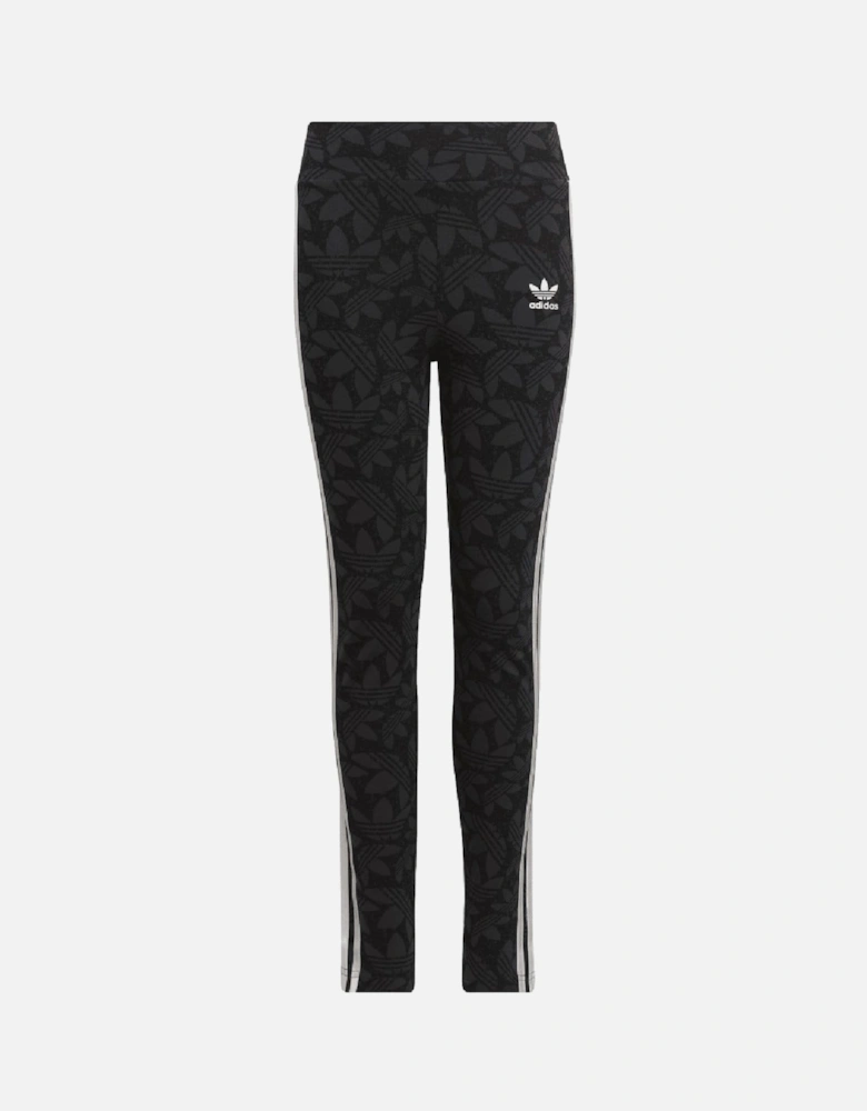 Girls High-Waisted Allover print Leggings
