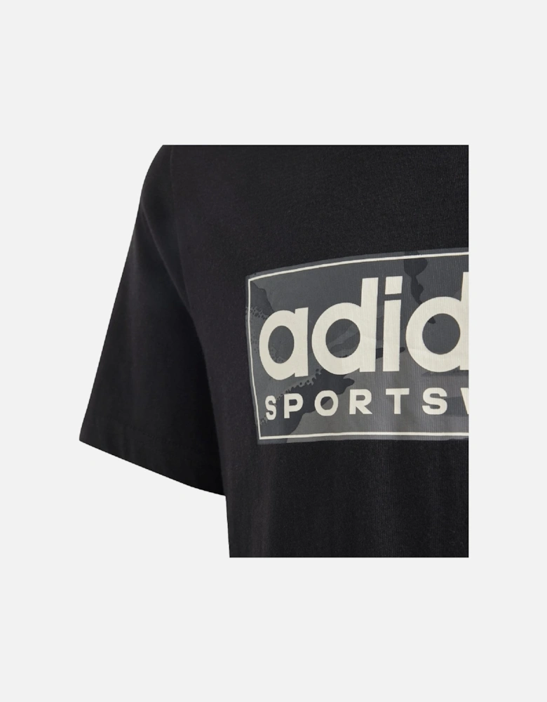 Junior Camo Linear Graphic T-Shirt