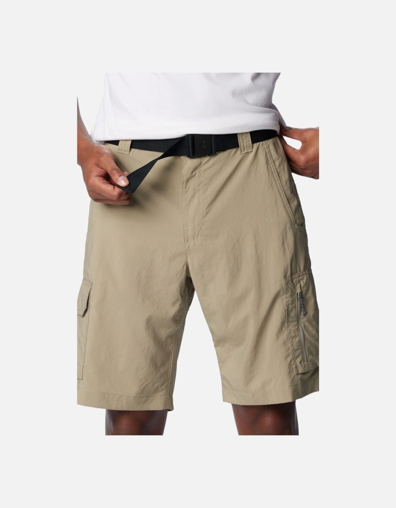 Silver Ridge Utility Cargo Short Polyester Men's Brown Knee-Length Shorts