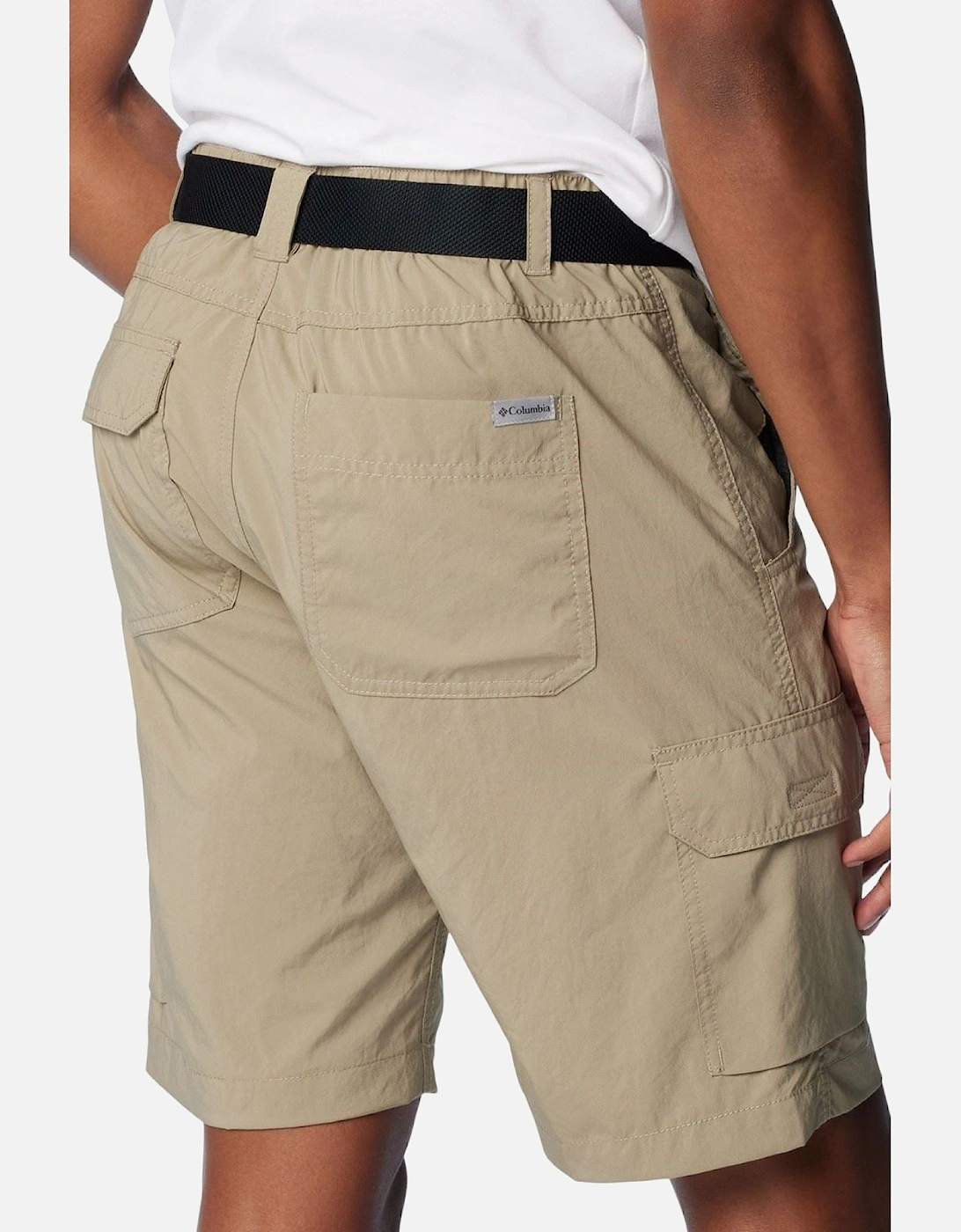 Silver Ridge Utility Cargo Short Polyester Men's Brown Knee-Length Shorts