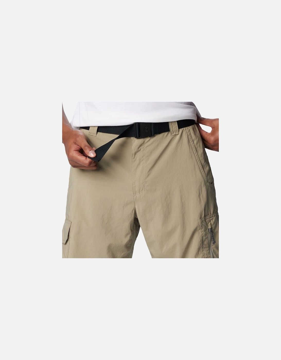 Silver Ridge Utility Cargo Short Polyester Men's Brown Knee-Length Shorts
