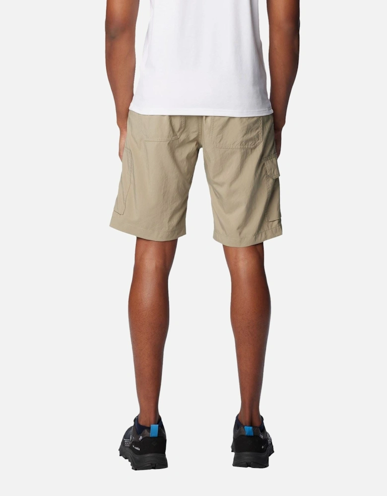 Silver Ridge Utility Cargo Short Polyester Men's Brown Knee-Length Shorts