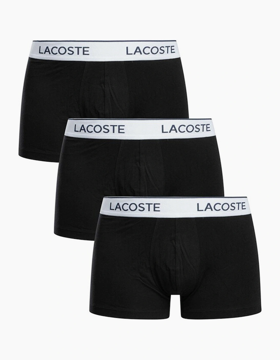 Lacoste Men's Black 3 Pack Trunks  37/36/32 Xl