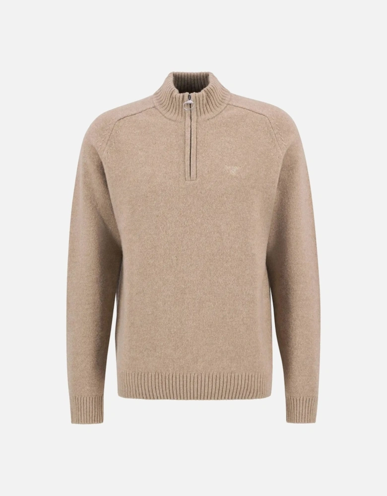Grangetown Halfzip Sweater ST17  Washed Stone