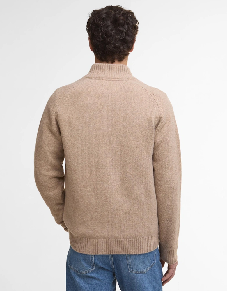 Grangetown Halfzip Sweater ST17  Washed Stone