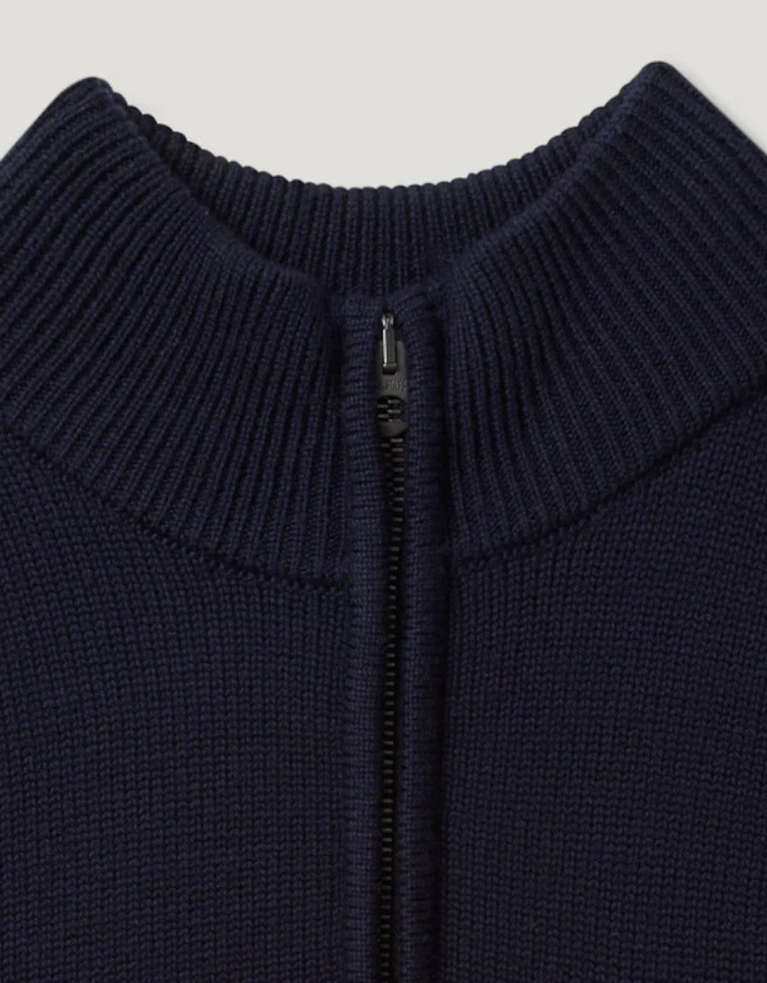 Aspect Quarter Zip Jumper Dark Ink