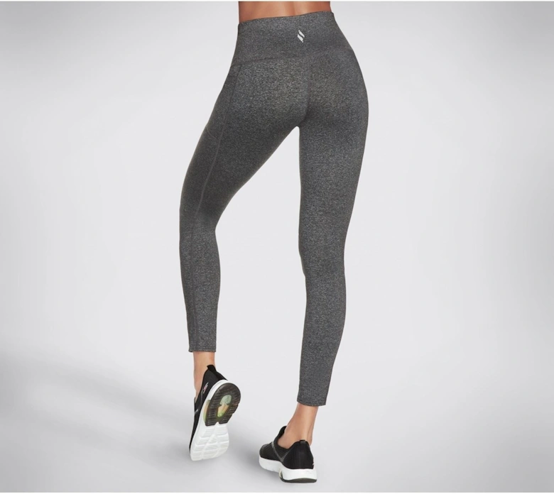 Performance GOWALK Wear High Waisted Nylon Women's Grey Sports Leggings