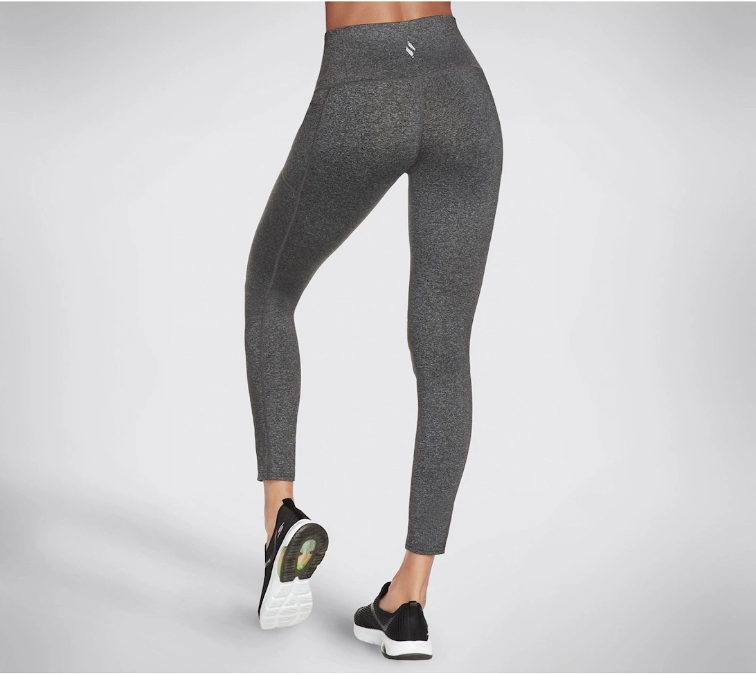 Performance GOWALK Wear High Waisted Nylon Women's Grey Sports Leggings
