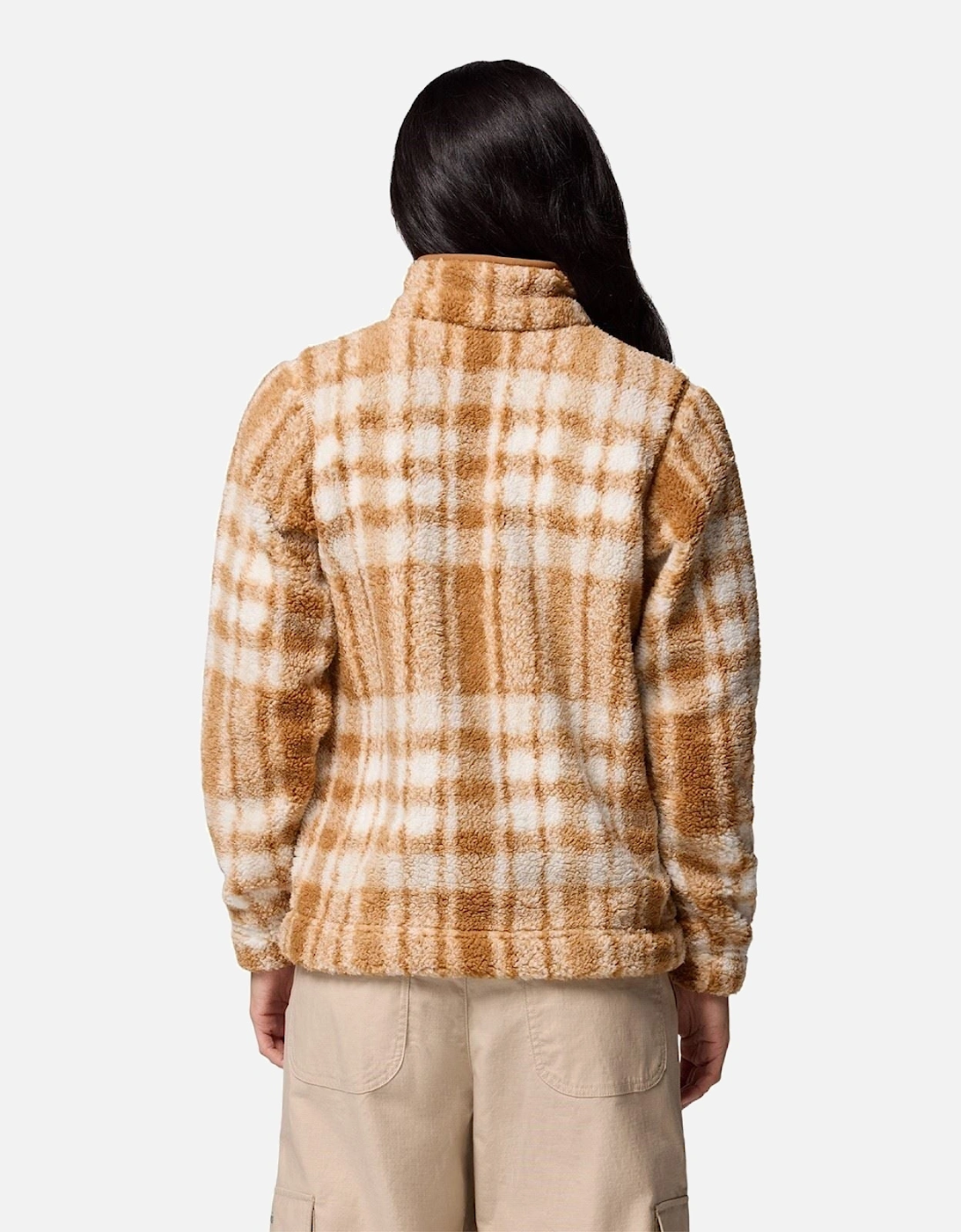 West Bend 1/4 Zip II Polyester Women's Brown Pullover