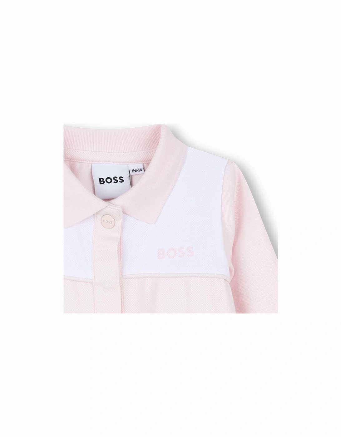 BOSS PINK BABY GIRL BABYGROW J52501