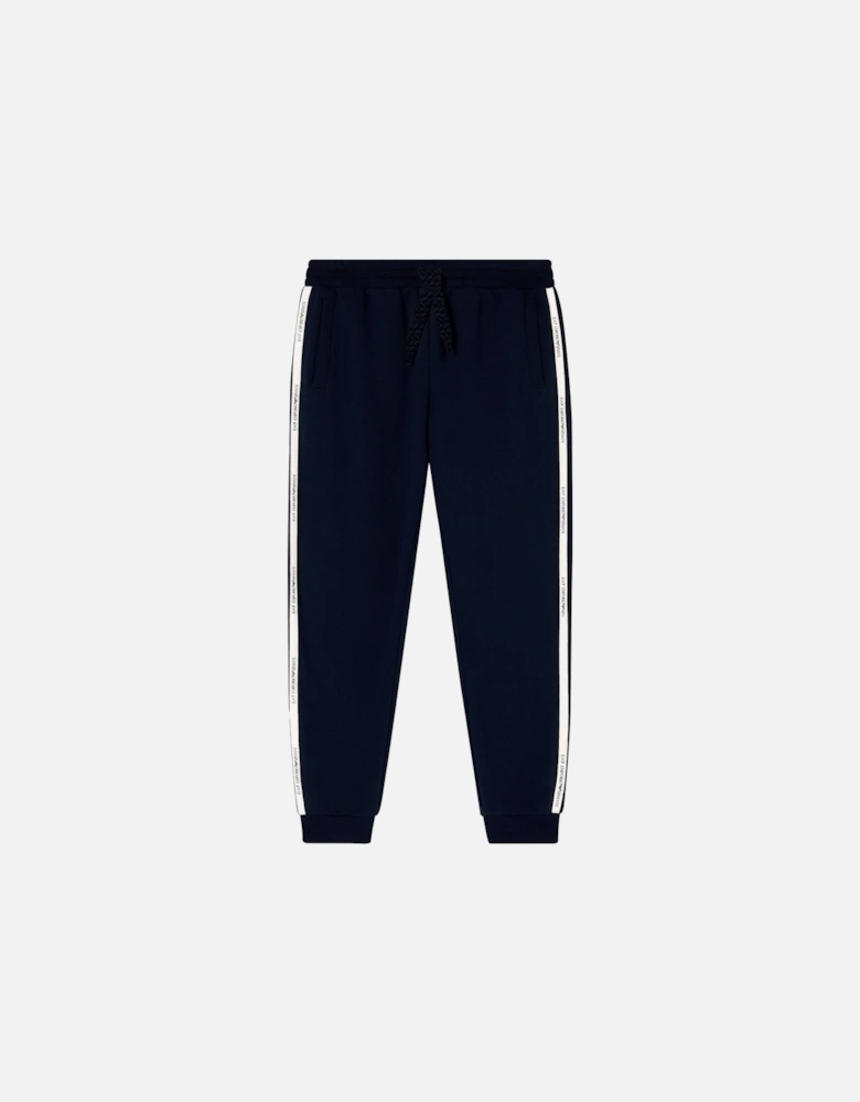 Emporio Armani Logo Series Tape Jogger Pants Navy