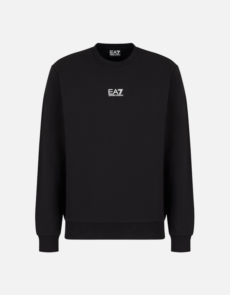 Emporio Armani Core ID Cotton Crew Sweatshirt Black