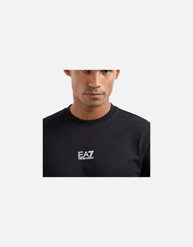 Emporio Armani Core ID Cotton Crew Sweatshirt Black