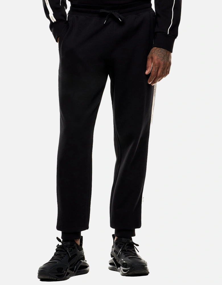 Emporio Armani Logo Series Tape Jogger Pants Black