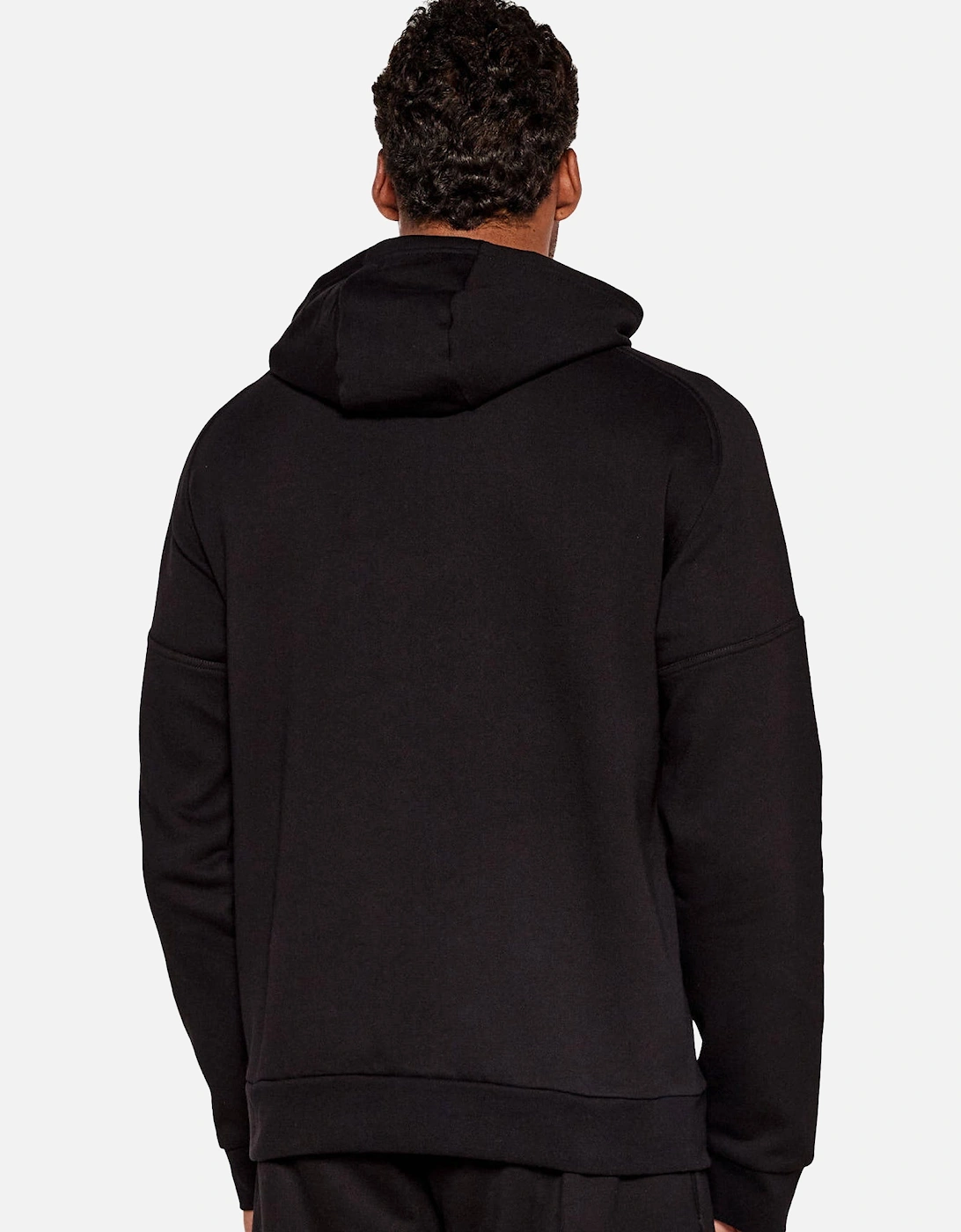 Emporio Armani Visibility Cotton Hoodie Black/Black