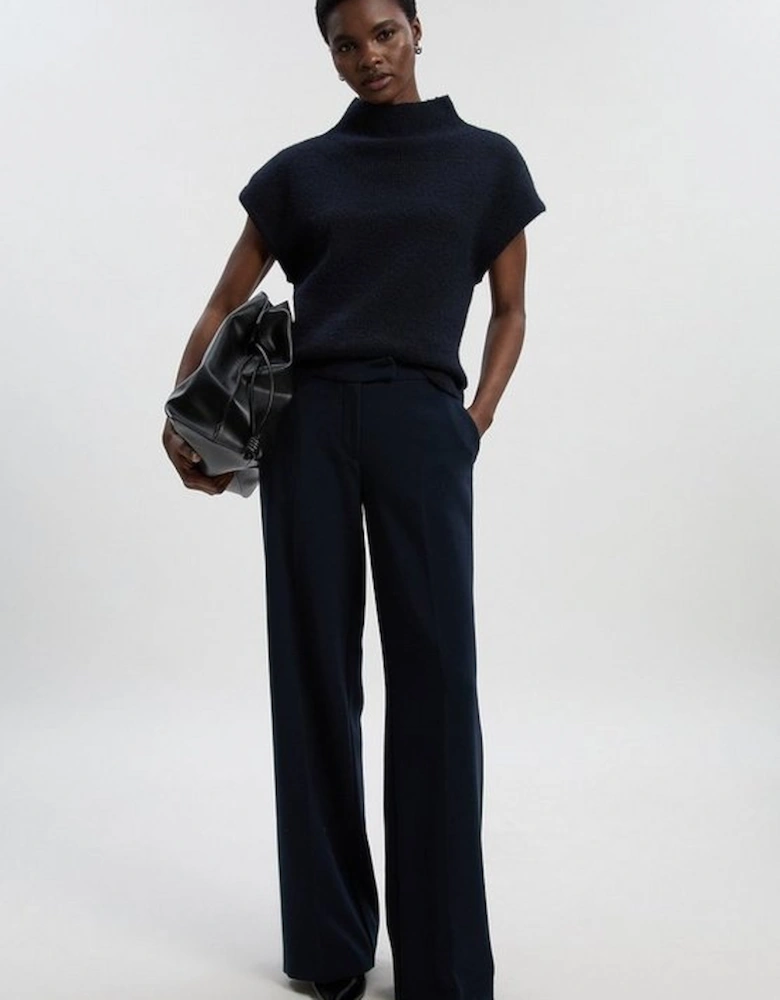 Compact Stretch Essential Tailored Straight Leg Trouser