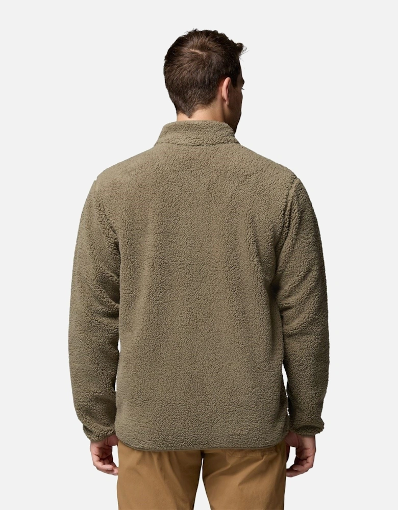 Rugged Ridge High Pile Full Zip Men's Green Fleece Jacket