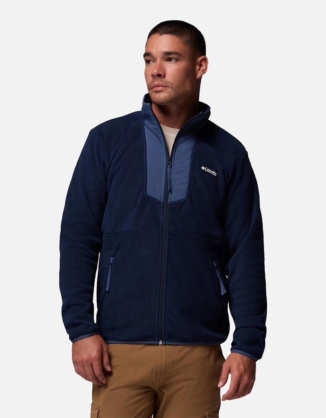 Sequoia Grove Full Zip Men's Blue Fleece Jacket, 7 of 6