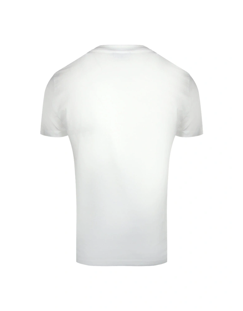 Outlined Logo Bright White T-Shirt