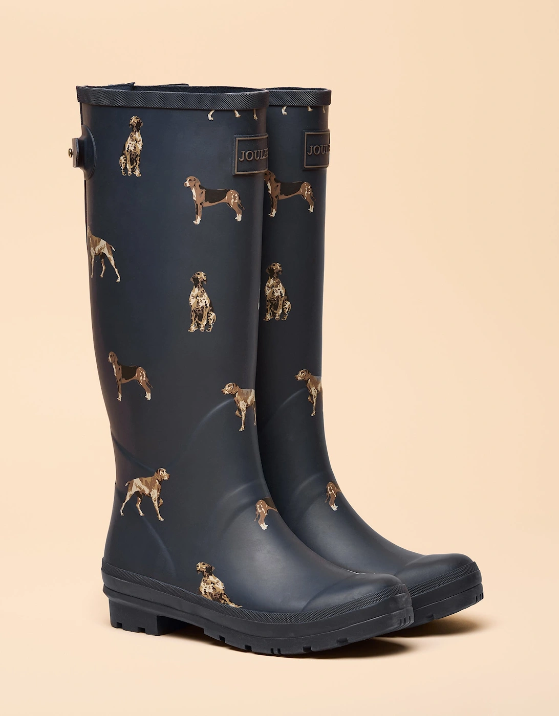 WELLY PRINT Womens Wellington Boots Navy