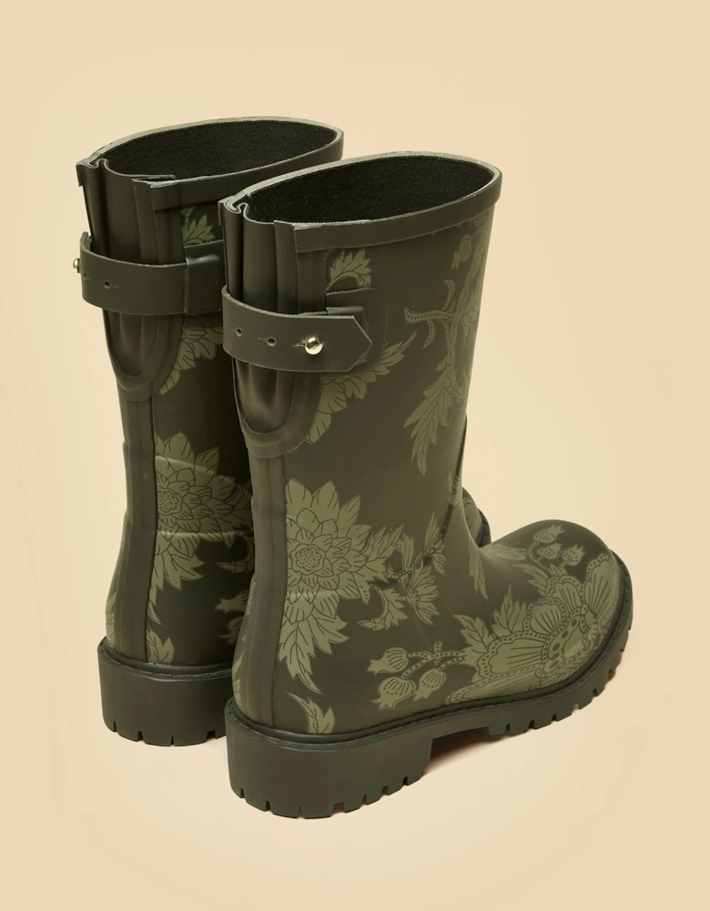 WISTOW Womens Wellington Boots Khaki Green