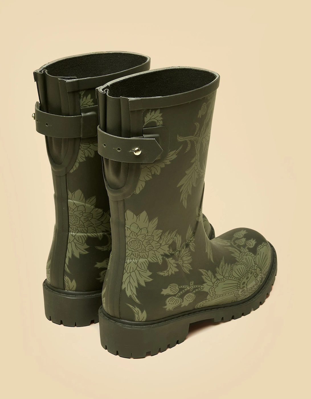WISTOW Womens Wellington Boots Khaki Green