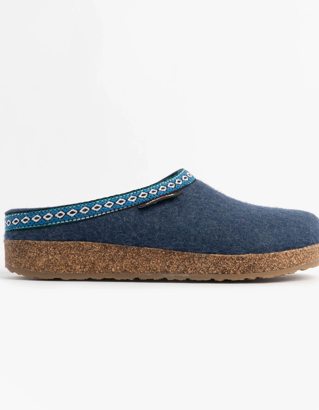 FRANZL Womens Felt Clogs Jeans Blue, 7 of 6