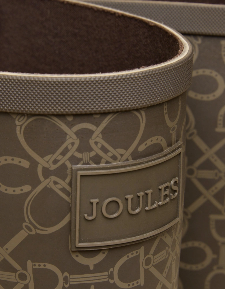 WELLY PRINT Womens Wellington Boots Brown