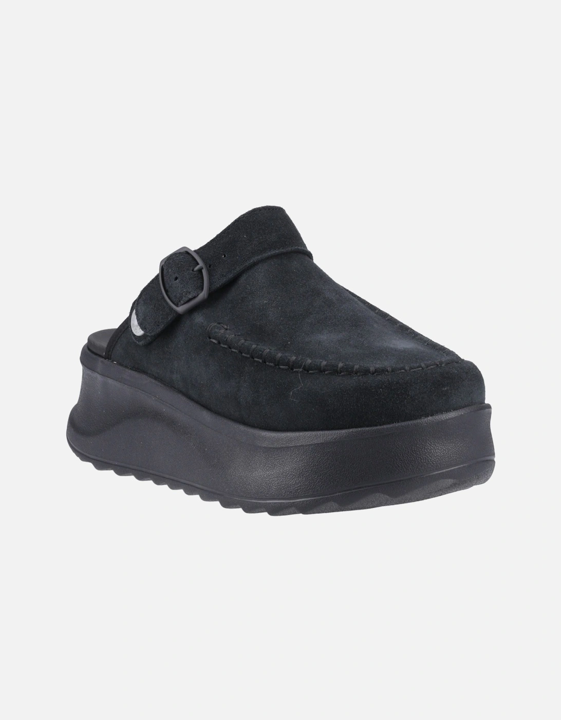 HEYDUDE Delray Suede Women's Black Clogs, 6 of 5