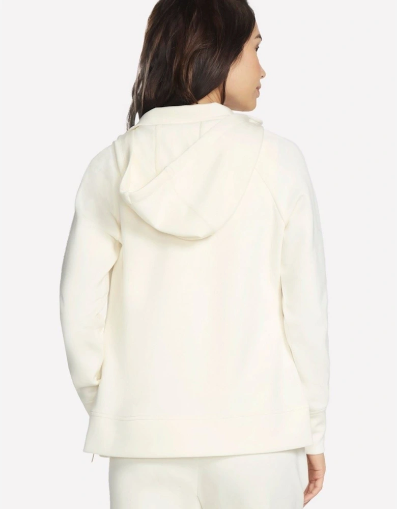 Performance Skechluxe Elevate Hooded Jacket Women's Off White Jacket