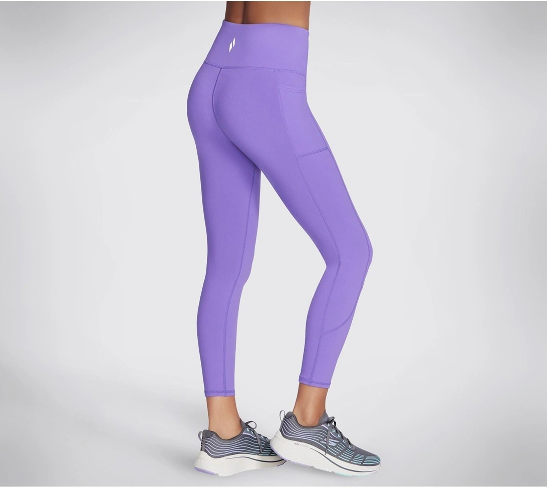 Performance GOWALK Wear High-Waisted 7/8 Nylon Women's Pink Sports Leggings