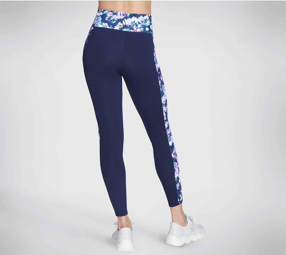 Performance GOWALK Misty Floral Legging Nylon Women's Blue Sports Leggings