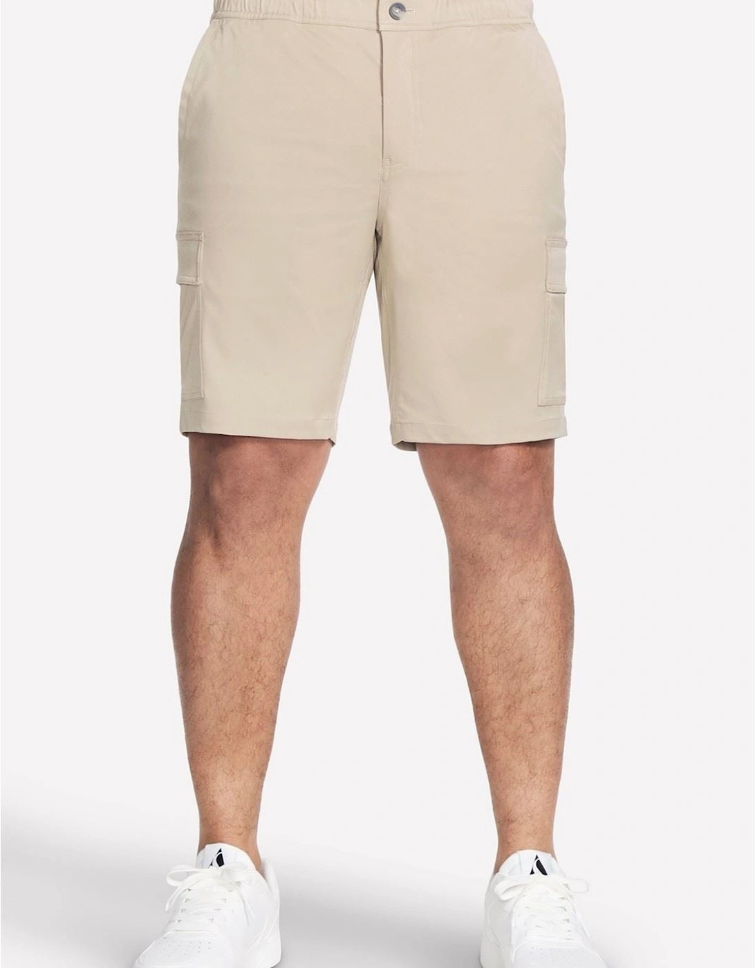 Performance Downtown Cargo 9 Inch Short Polyester Men's Natural Knee-Length Shorts, 4 of 3