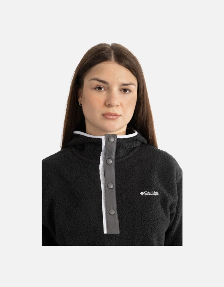 Helvetia II Hoodie Polyester Women's Black Hooded Sweatshirt