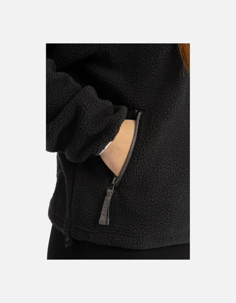 Helvetia II Hoodie Polyester Women's Black Hooded Sweatshirt