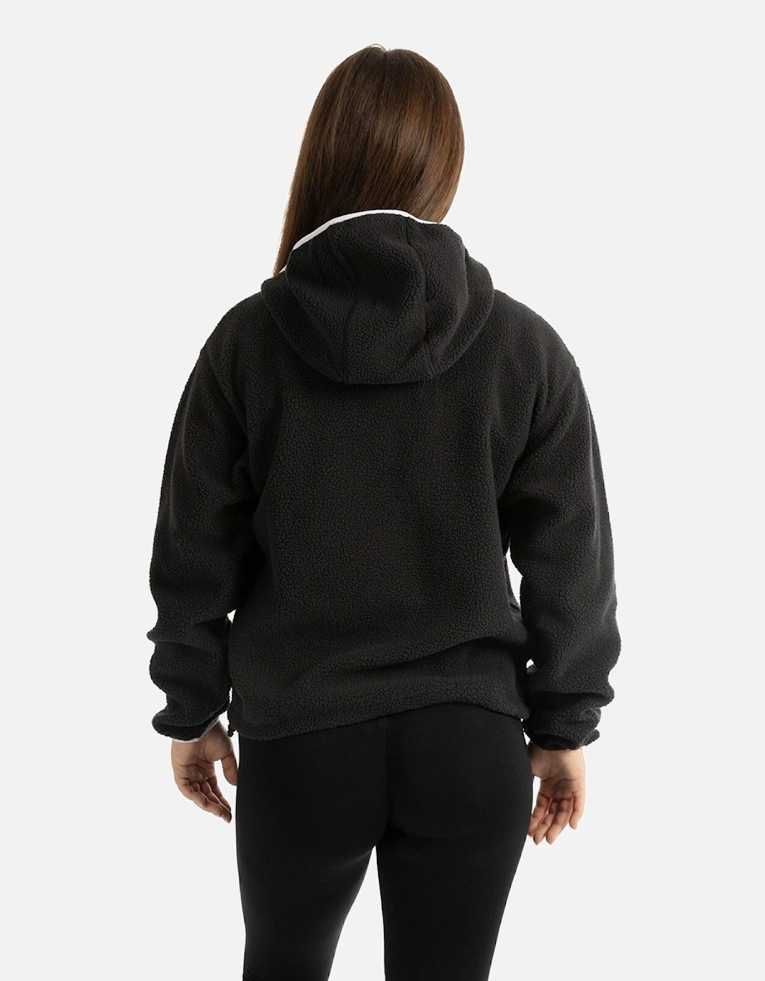 Helvetia II Hoodie Polyester Women's Black Hooded Sweatshirt