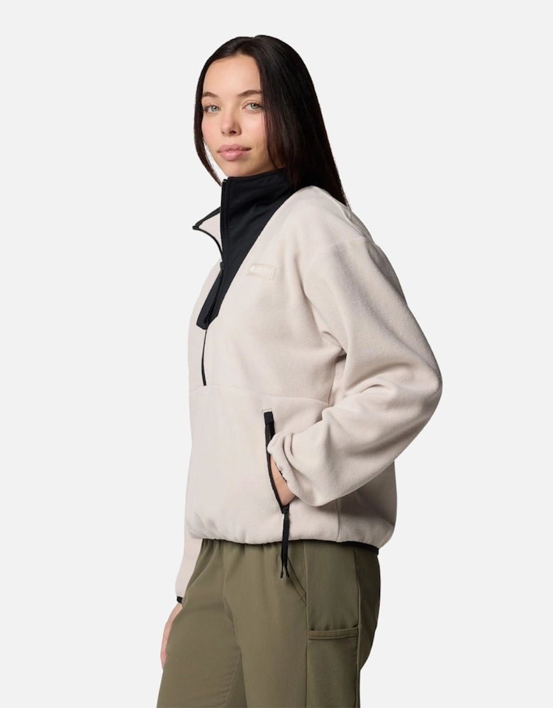 Sequoia Grove 1/2 Zip Fleece Polyester Women's Brown Pullover