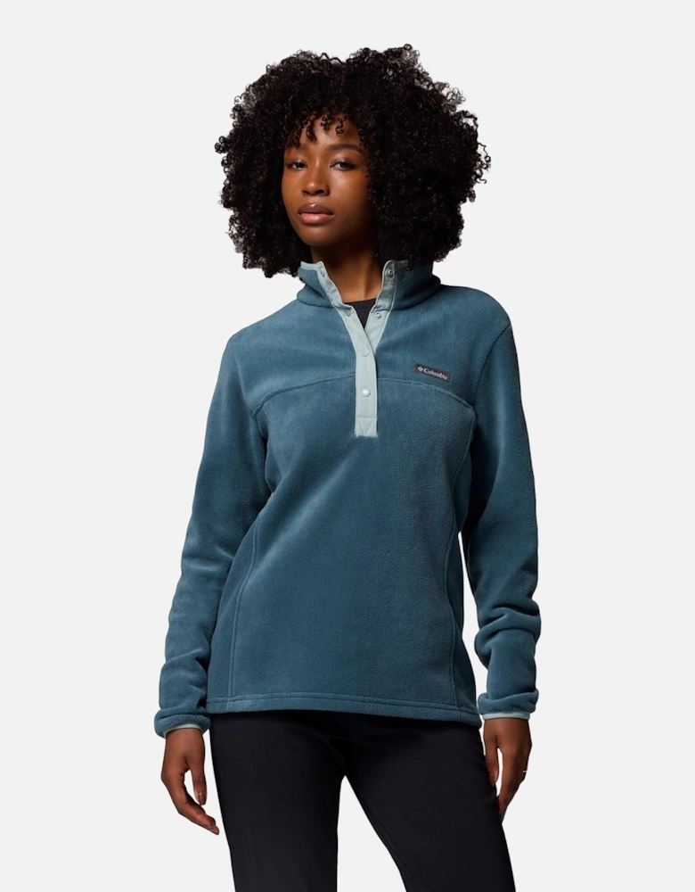 Benton Springs 1/2 Snap Pull Over II Polyester Women's Blue Pullover