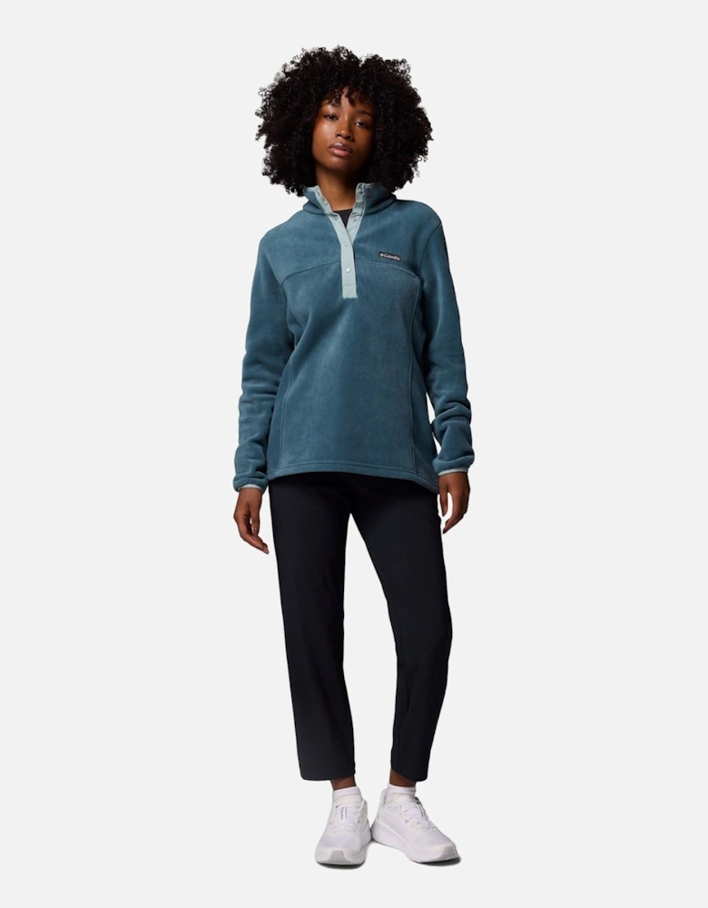 Benton Springs 1/2 Snap Pull Over II Polyester Women's Blue Pullover