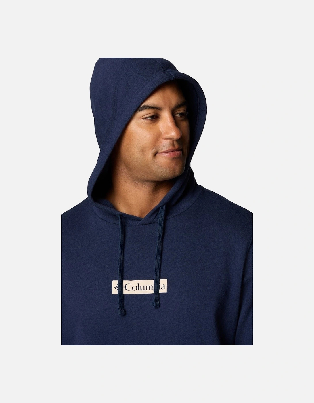 Trek Cotton Men's Blue Hooded Sweatshirt