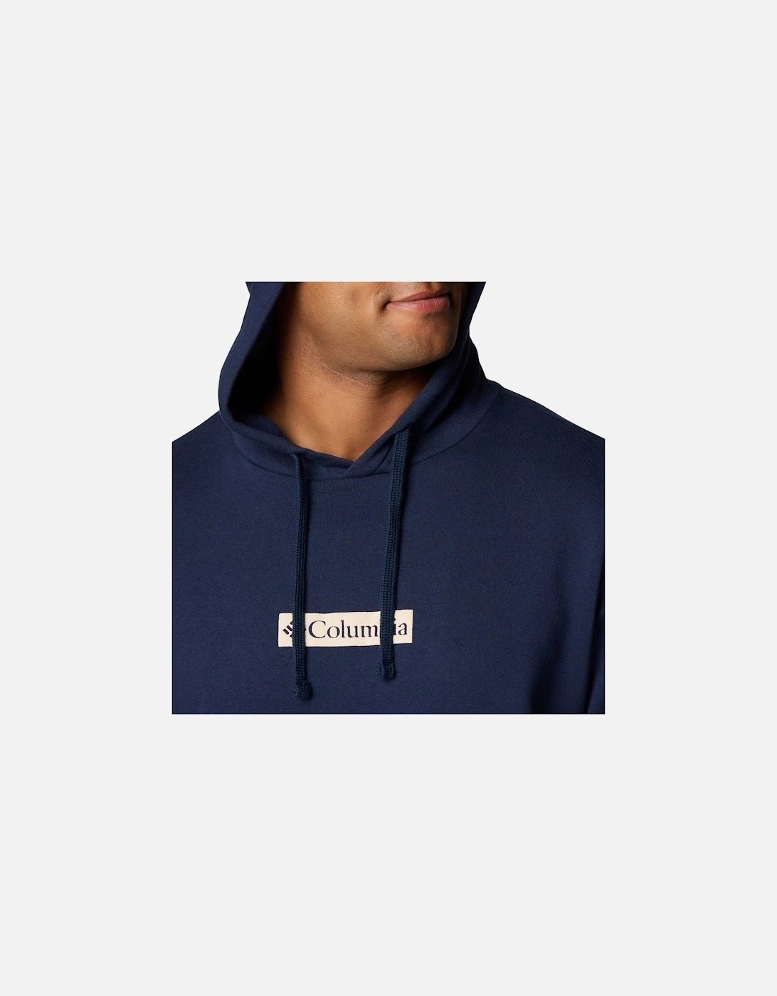 Trek Cotton Men's Blue Hooded Sweatshirt