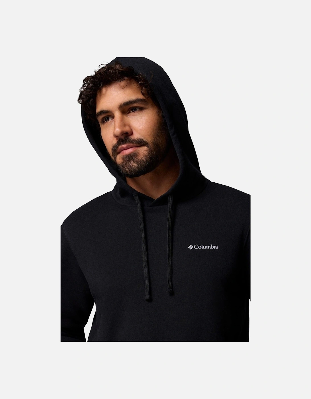 Trek Graphic Hoodie Cotton Men's Black Hooded Sweatshirt