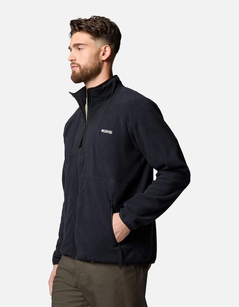 Sequoia Grove Full Zip Men's Black Fleece Jacket