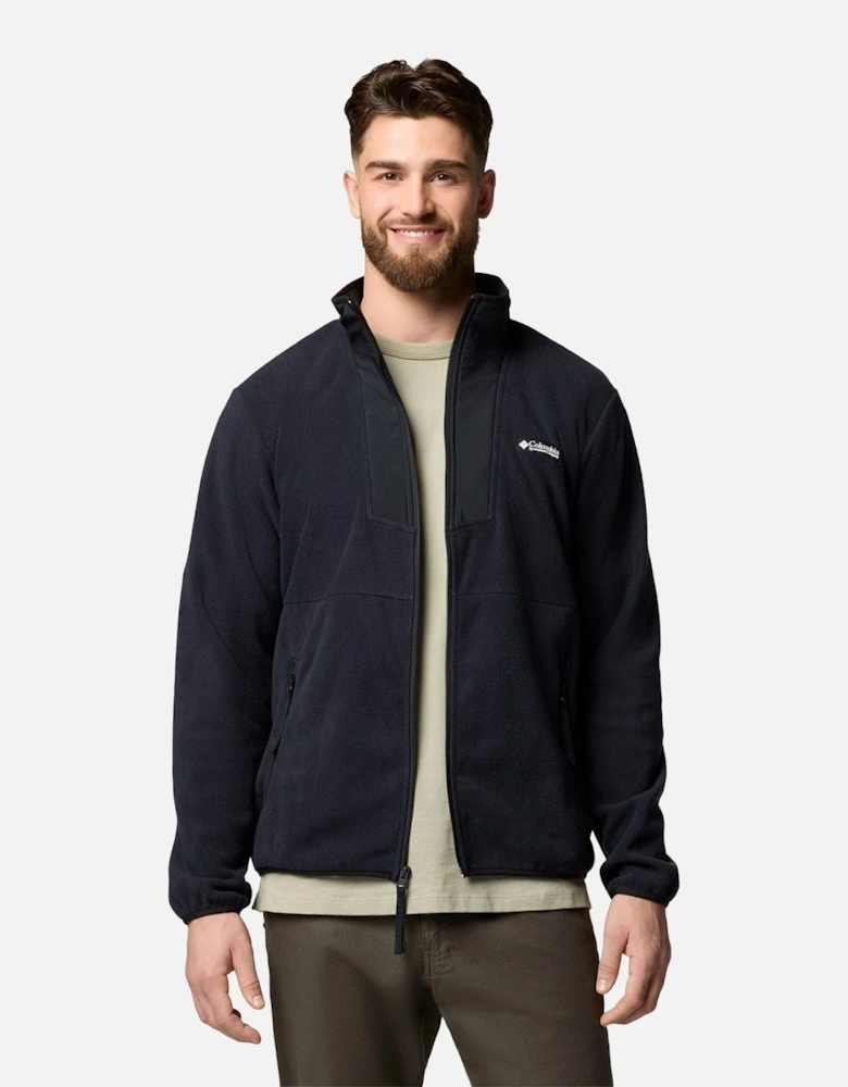 Sequoia Grove Full Zip Men's Black Fleece Jacket