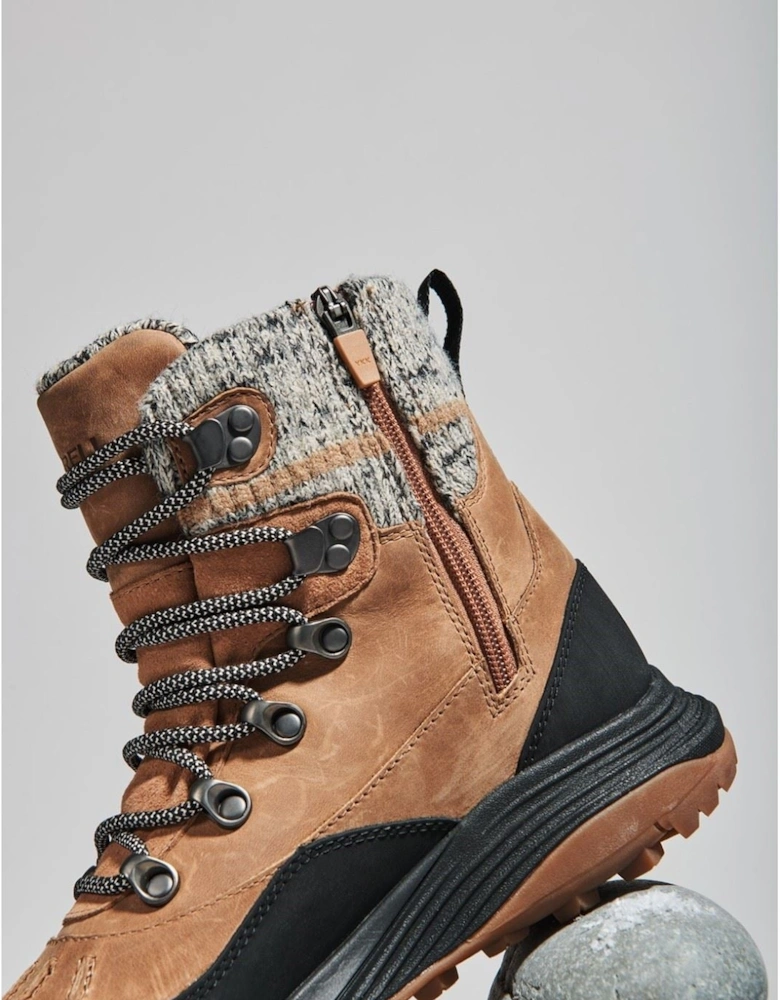 Siren 4 Thermo Mid Zip Leather Women's Tobacco Hiking Boots