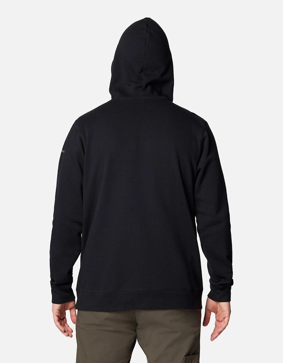 Trek Cotton Men's Black Hooded Sweatshirt