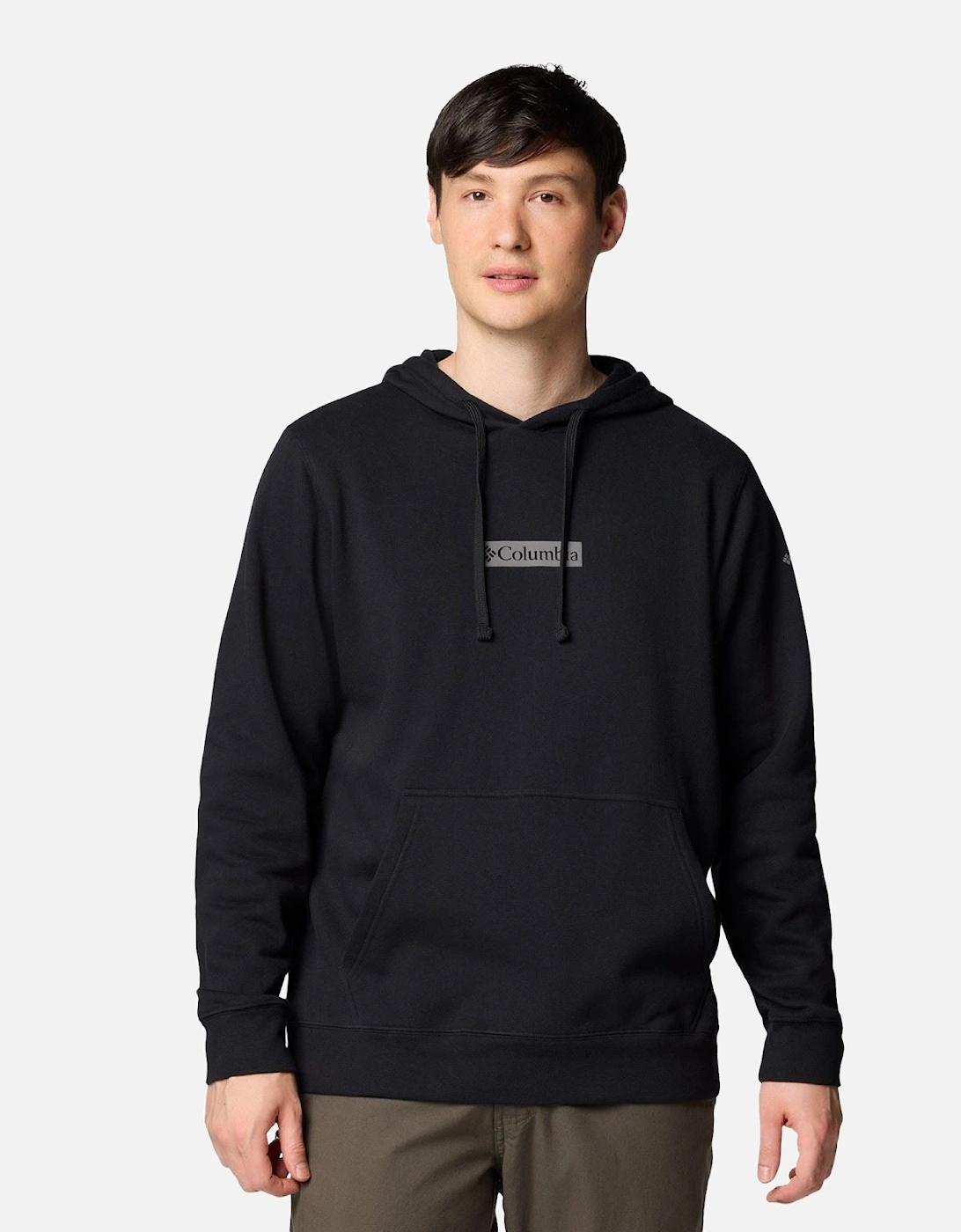 Trek Cotton Men's Black Hooded Sweatshirt
