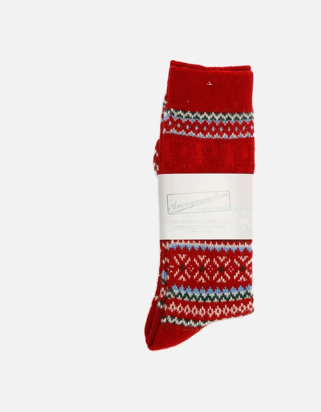 Snow Links JQ Crew Men's Red Socks, 3 of 2