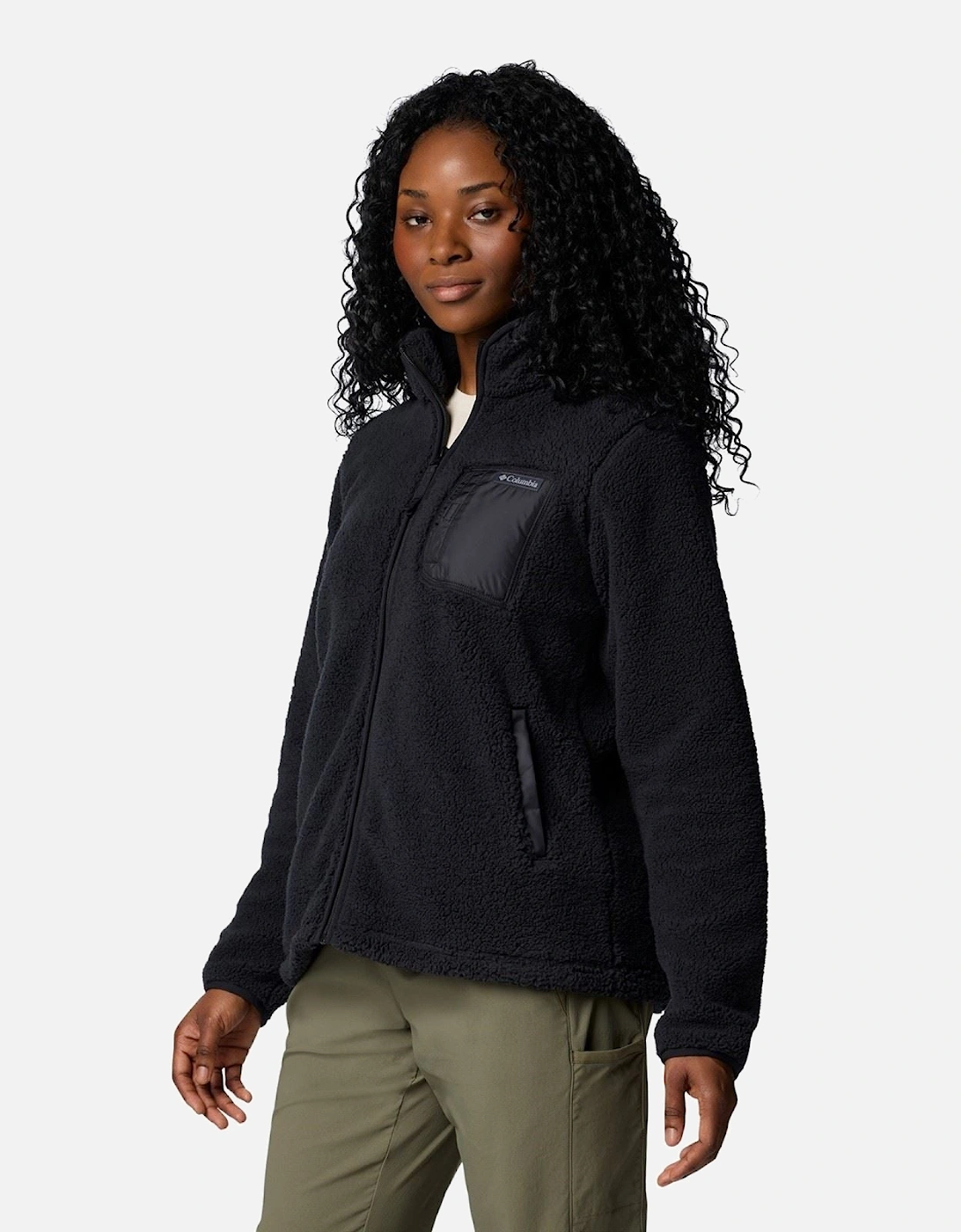 West Bend Full Zip Women's Black Fleece Jackets